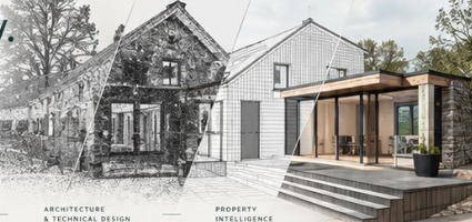 Existing-to-proposed architectural concept visual from previous PENRITH mock-up